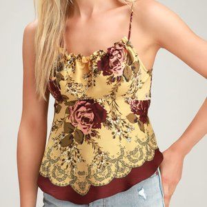 Free People Dance All Night Cami Top, Size M, NWT